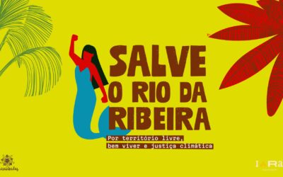 Campanha Salve o Rio da Ribeira faz alerta sobre poluição em área de preservação ambiental permanente